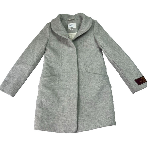 Aritzia Wilfred Coat Womens XS Heather Gray The Cocoon Wool Cashmere Blend